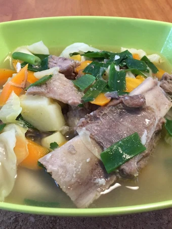 Cara Mudah Menyiapkan Resep Sop iga sapi/sop tangkar sayuran sedaap yang Sempurna