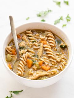 Una foto de Sopa de tofu