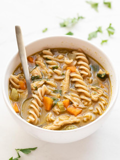 Una foto de Sopa de tofu