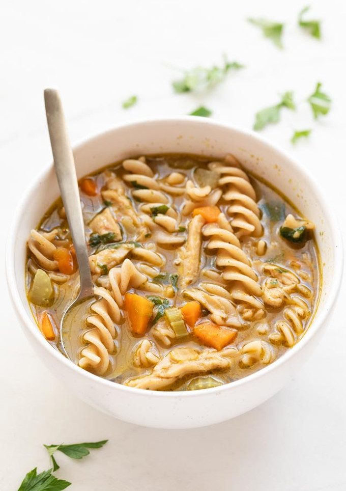 Una foto de Sopa de tofu