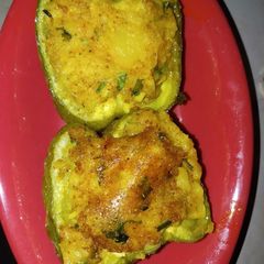 Stuff capsicum potato A picture of Stuff capsicum potato.