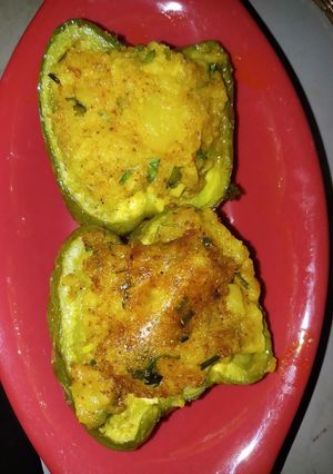 A picture of Stuff capsicum potato.