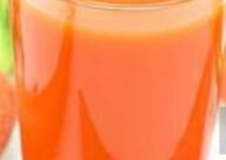 Steps to Prepare Homemade Healthy Carrot juice