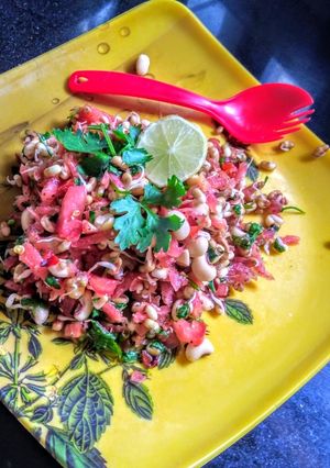 A picture of Sprouts salad.
