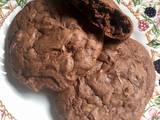 Μαλακά cookies διπλής σοκολάτας