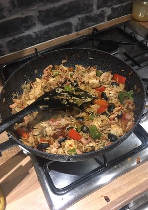 A picture of Saturday night Special Fried Rice.