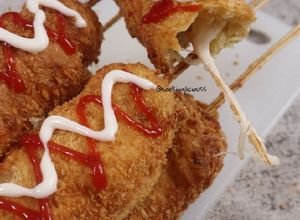 Foto resep Corndog Mozzarella Sosis