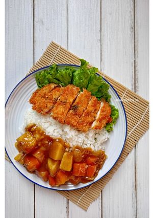 Foto resep Chicken katsu curry rice