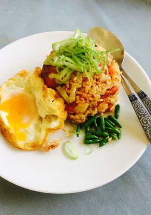 รูปของ ข้าวผัดแฮมขาหมู