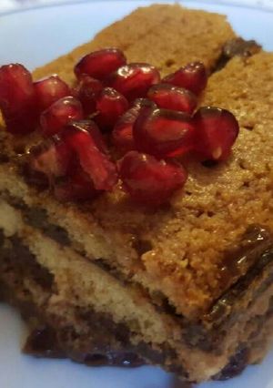 Una foto de Postre de vainillas