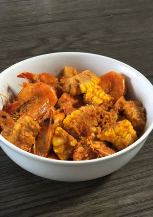 Foto resep Udang Saus Padang