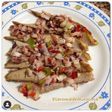 Ventresca de atún con pipirrana de pulpo