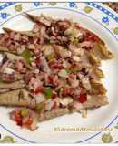 Ventresca de atún con pipirrana de pulpo