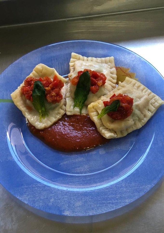 Una foto de Ravioles rellenos