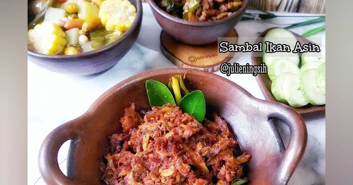 Resep Sambal Ikan Asin Oleh Julie Kustianingsih Cookpad