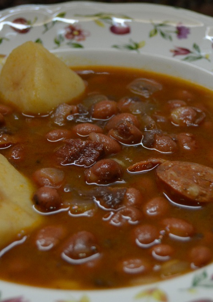 Una foto de Alubias pintas con chorizo