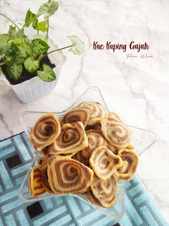 Foto resep 645.Kue Kuping Gajah eggless super renyah dan gurih