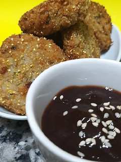 Una foto de Bocaditos de Papa y Arroz con Baharat