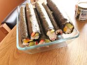Una foto de cangrejo de surimi
