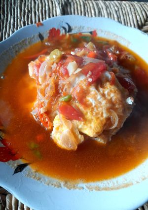 Foto resep Telur masak asam pedas