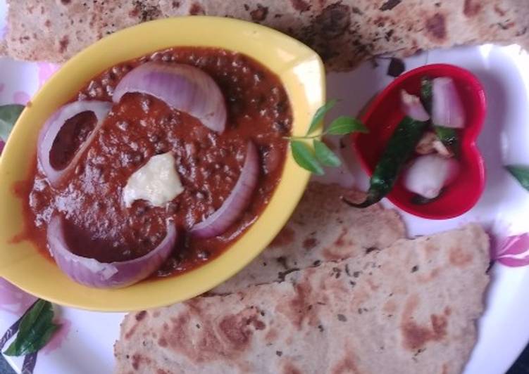 Simple Way to Make Favorite Dal makhni with tandoori roti
