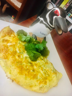 Una foto de OMELETTE XXL DE 🥦BRÓCOLI🥦 Y 🧀QUESO🧀