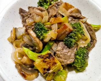 The New Way Prepare Recipe Stir fry of lime beef broccoli and mushrooms Delicious Steady