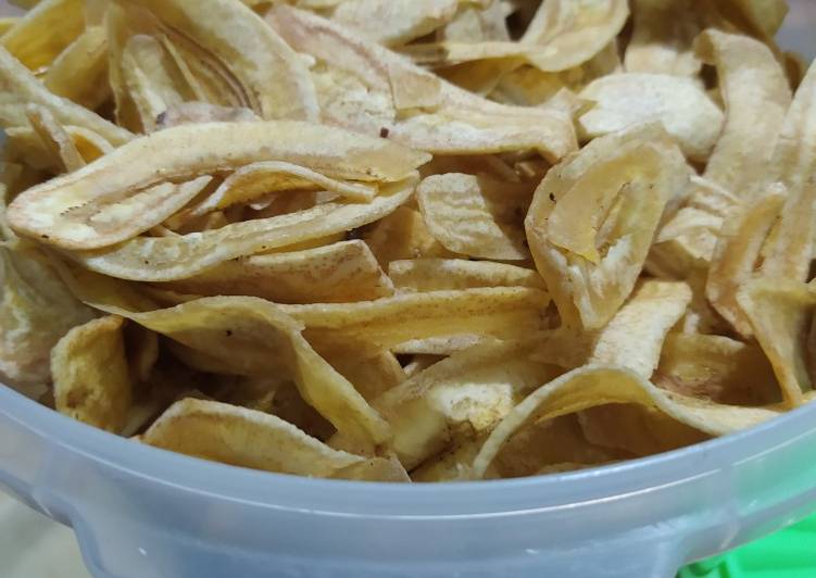 Masakan Unik Keripik Pisang Nangka (Asin) Enak Bergizi