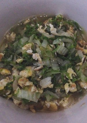 Foto resep Cah Sawi Putih Telor