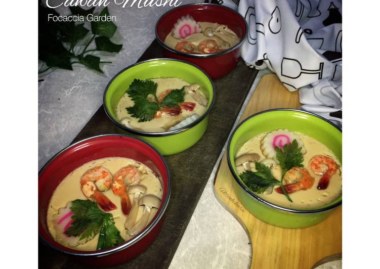 Langkah memasak 219. Chawan Mushi ala Focaccia Garden, Enak Banget