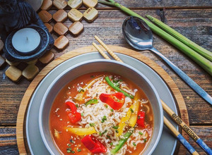 A picture of Vegan Noodle Soup.