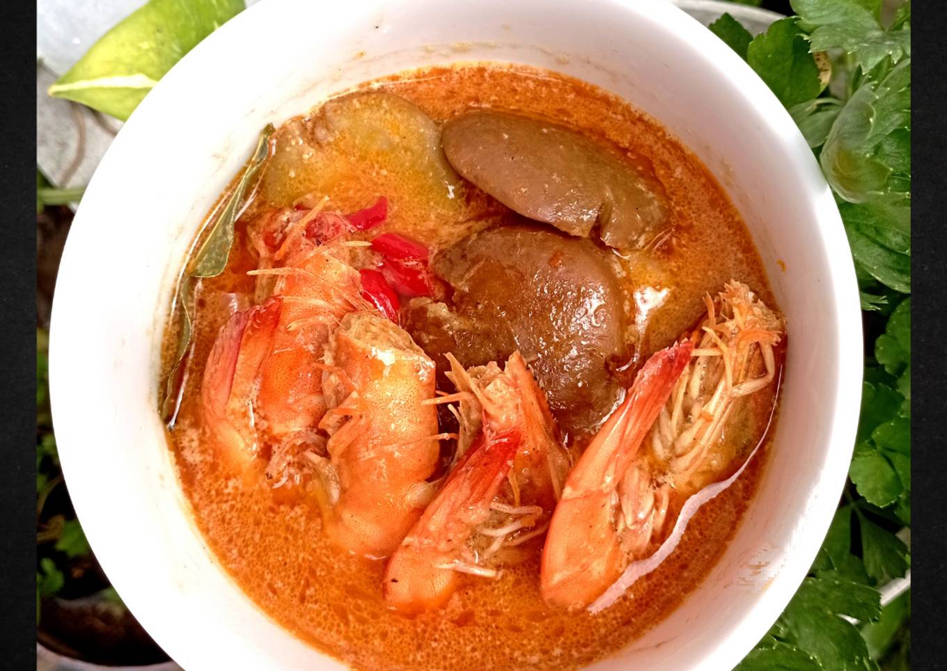 Gulai Udang Jengkol