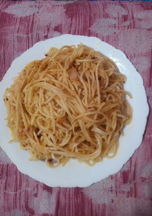 देसी स्टाइल स्पगेटी रेसिपी मुख्य फोटो