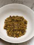 “Risotto fácil de arvejas” / Arroz en salsa con arvejas
