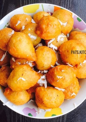A picture of Coconut Puff Puff.