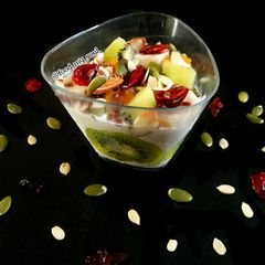 A picture of Healthy Overnight Oats (with Fruits, Nuts & Seeds).