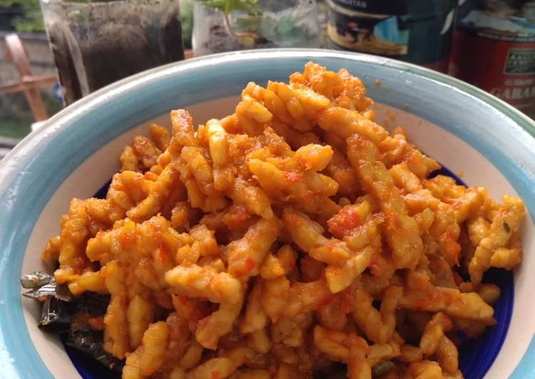 Resep Populer Tempe Orek Balado Praktis Enak