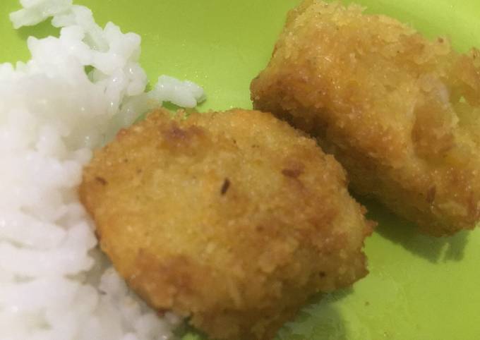 Langkah Mudah untuk Menyiapkan Nuget ayam bergizi mudah murah yang Bikin Ngiler