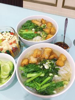Hình của món Bún cá Bắc Giang.