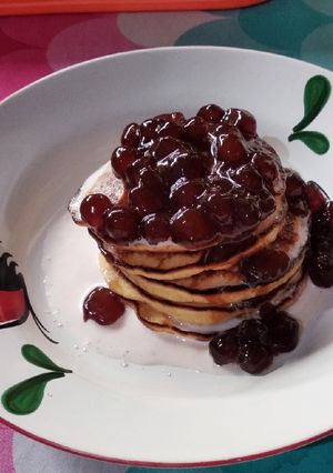 Foto resep Brown Sugar Boba Pancake 🍡🥞