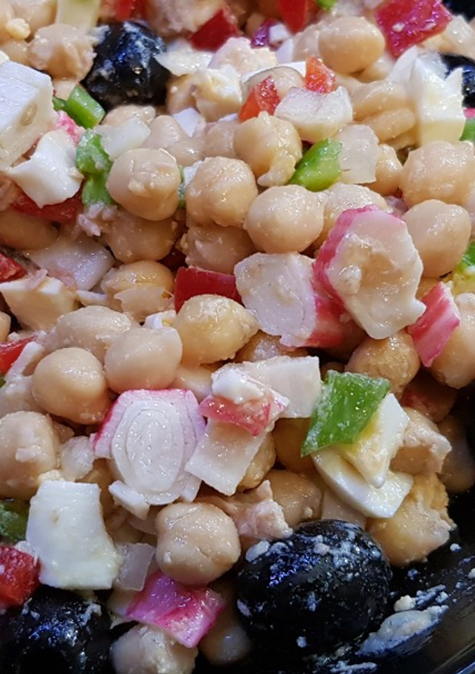 Una foto de Ensalada de Garbanzos