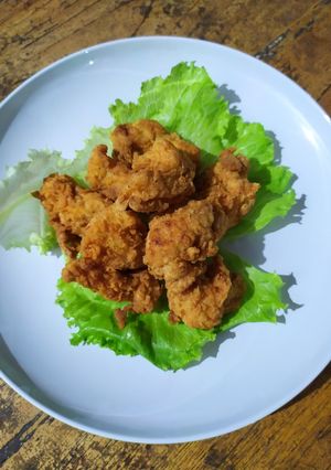 Foto resep Ayam Goreng Tepung dengan Biji Pala
