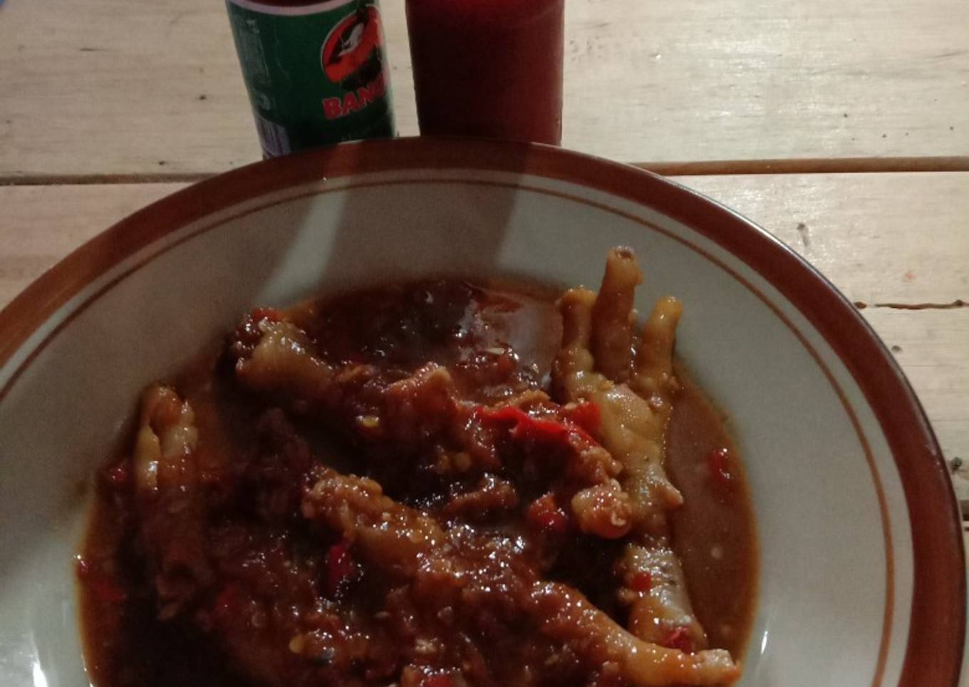 Ceker pedas manis