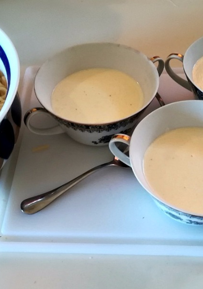 Una foto de Espagueti con salsa de queso