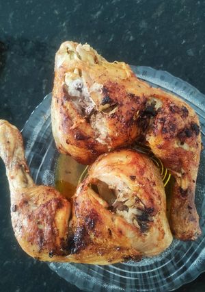 Una foto de Pollo en la Air fiyer