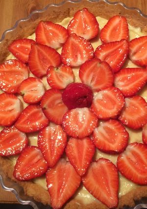 Une photo de Tarte aux fraises