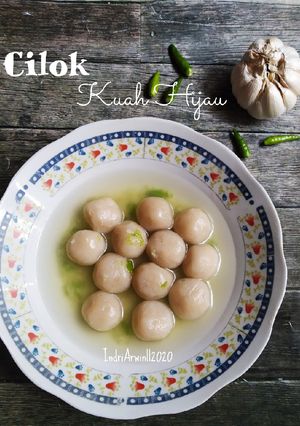 Foto resep Cilok Kuah Hijau