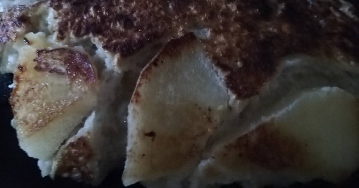 Tortilla de avena, banana y manzana 🍌🍏 Receta de Fiore Del Carlo Cookpad