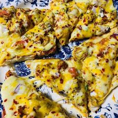 A picture of Bread pizza.