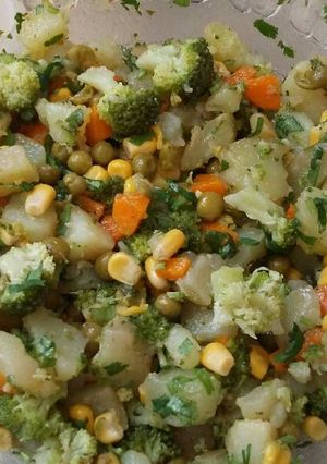 Una foto de Ensalada de papas